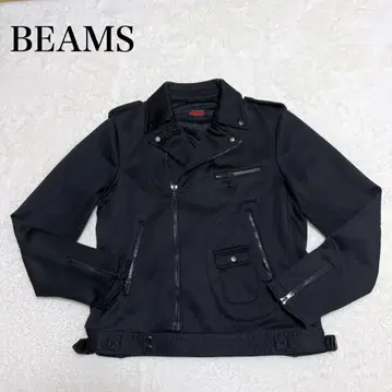 beams 빔즈 더블 라이더스 맨투맨 블랙