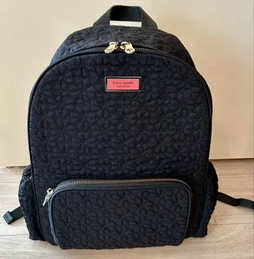 kate spade 퀼팅 백팩 블랙