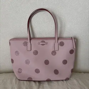 Kate Spade 핑크 도트 무늬 핸드백