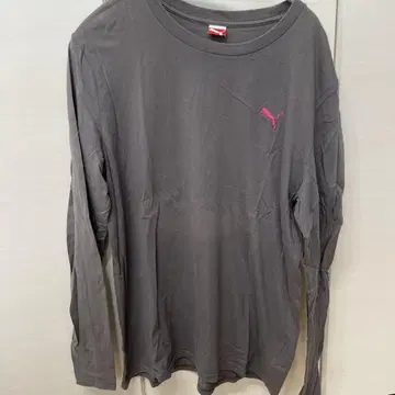 PUMA 그레이 긴팔 티셔츠 XXL