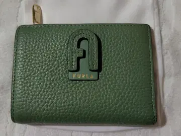 FURLA 접이식 지갑 그린