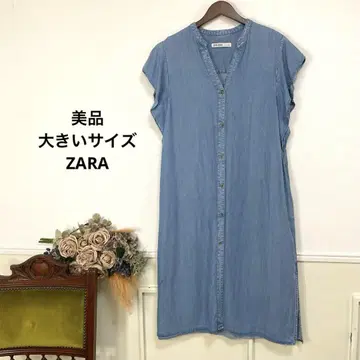 새상품급 빅 사이즈 ZARA 데님 원피스