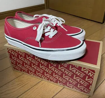 VANS Authentic 애너하임 44 DX 레드 26cm 단종