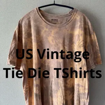 빈티지 GILDAN 타이다이 티셔츠 US XL