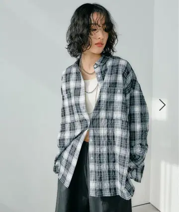 렙심 체크 셔츠