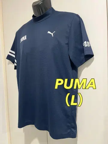 [새상품급] PUMA 푸마 골프 반팔 모크넥 L 사이즈 네이비