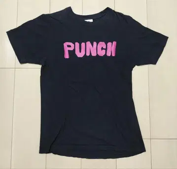 크로마니 PUNCH 투어 T셔츠 S 사이즈 블랙 블랙