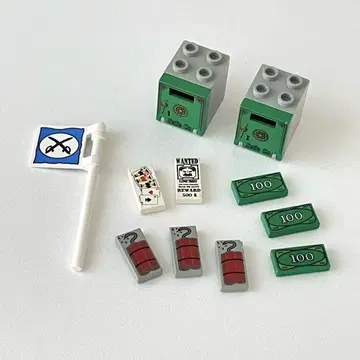 LEGO 웨스턴 시리즈 프린트 부품 모음 / 올드 레고