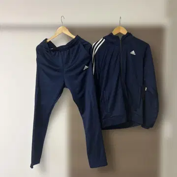 adidas 후드 네이비 저지 세트 사이즈 O