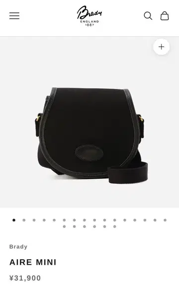 [ 새상품급 ] Brady AIRE MINI 블랙 숄더백