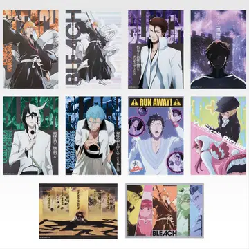 [제일복권BLEACH] F상 클리어 포스터 전10종 & H상 스티커 세트