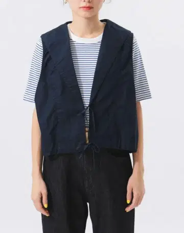 [ BEAMS BOY ] 세일러 컬러 베스트