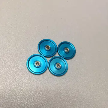 [ 미니 사륜구동 ] 19mm 올 알루미늄 베어링 롤러 블루