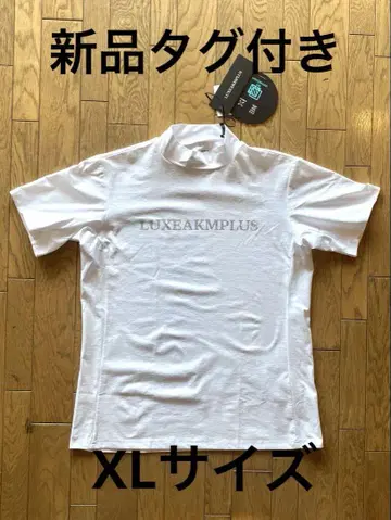 LUXEAKMPLUS 새상품 화이트 모크넥 셔츠 XL 사이즈
