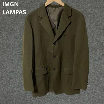 IMGN LAMPAS 올리브 테일러드 재킷