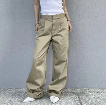 ok.soon x Dickies 와이드 치노 팬츠