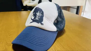 메쉬 백 캡 화이트/네이비