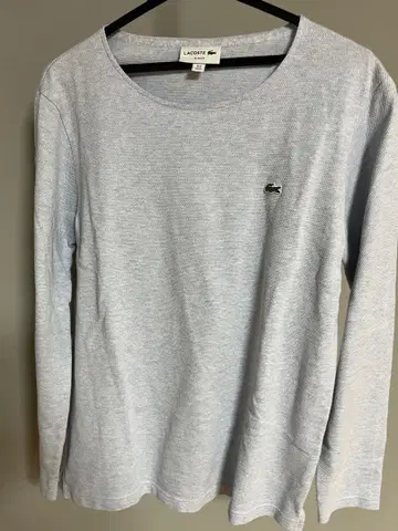 LACOSTE 슬림 핏 긴팔 티셔츠 US M