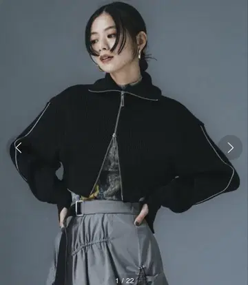 유나이티드 도쿄 / 지퍼 니트 / 일본제