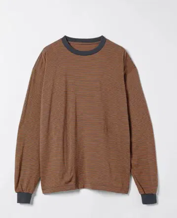 ONC MERINO 롱 슬리브 T셔츠 CAMEL 사이즈 4