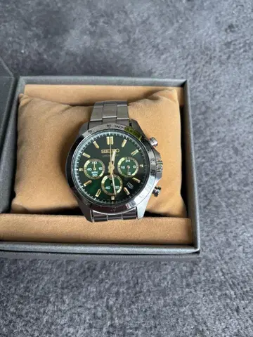 SEIKO 크로노그래프 SBTR017 정품 메탈 벨트 개조
