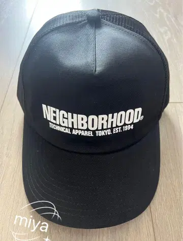 NEIGHBORHOOD 메쉬 캡 블랙