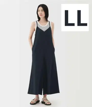 무인양품 통풍 스트레치 축구 살로펫 LL 네이비