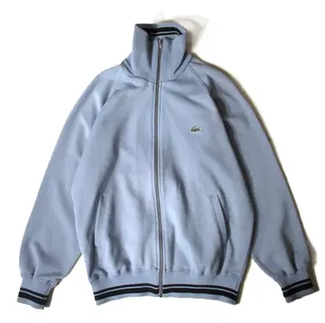 70년대 LACOSTE 트랙 자켓 원포인트 블루 M 상당
