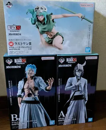 제일복권 BLEACH Stirring MASTERLISE 피규어 3점