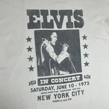 Elvis Presley concert 티셔츠 밴드 티 리프로 2XL