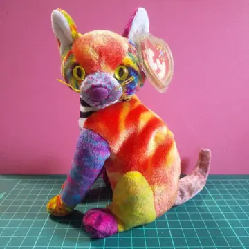 ty 봉제 인형 고양이 Kaleidscope 베이비즈