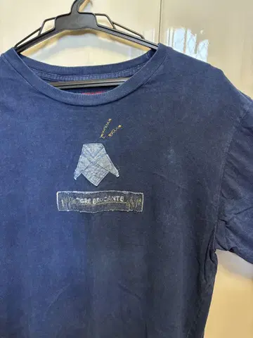 [ Men's_M ] TIGRE BROCANTE 매미 자수 티셔츠