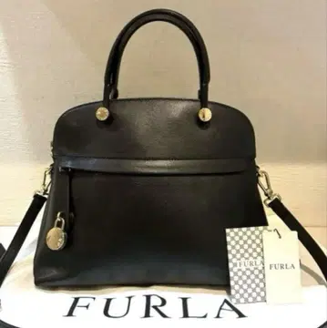[새상품급] FURLA 훌라 파이퍼 M 핸드백 2way 블랙