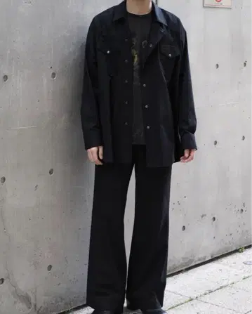 라드 뮤지션 2024ss 4.5oz 데님 웨스턴 셔츠