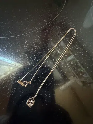 K10 하트 모양 목걸이 금