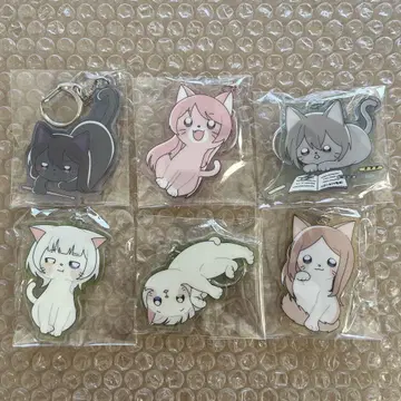 뱅드림 It's MyGO 아크릴 키링 웃긴 고양이 전 8종
