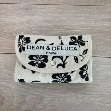 [ DEAN & DELUCA ] HAWAII 에코백 아이보리 꽃무늬