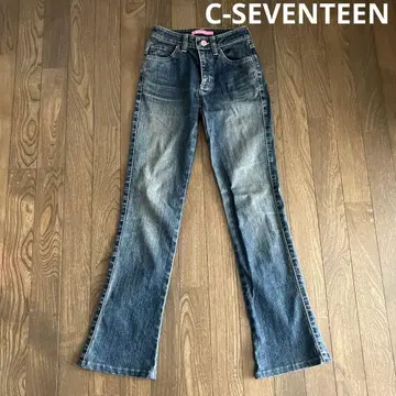 C17 C-SEVENTEEN 플레어 데님 부츠컷 27인치