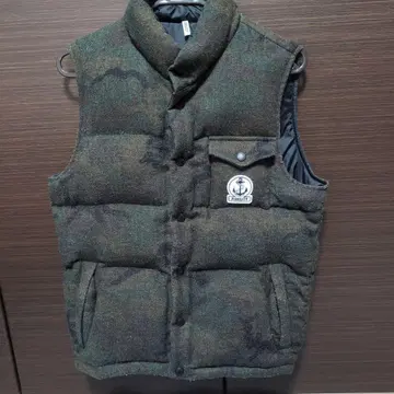 카모 패턴 리버서블 다운 베스트