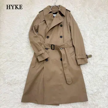 새상품급 HYKE 더블 트렌치코트 size 1 라이너 포함