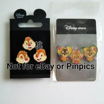 미사용 디즈니 스토어 칩과 데일 클라리스 핀 배지 세트 핀