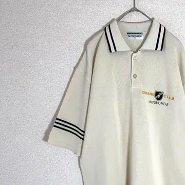 구제 MUNSINGWEAR GRAND SLAM 피케 셔츠 메쉬