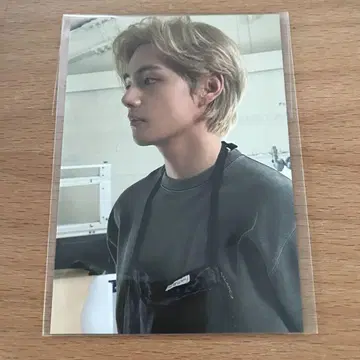 BTS Layover V 태형 티셔츠 포토 카드
