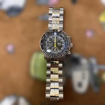 SEIKO 세이코 파이롯트 크로노그래프 알람 7T62-0EB0