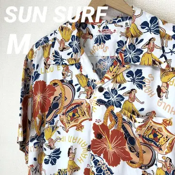 선서프 SUN SURF 알로하 셔츠 M 사이즈