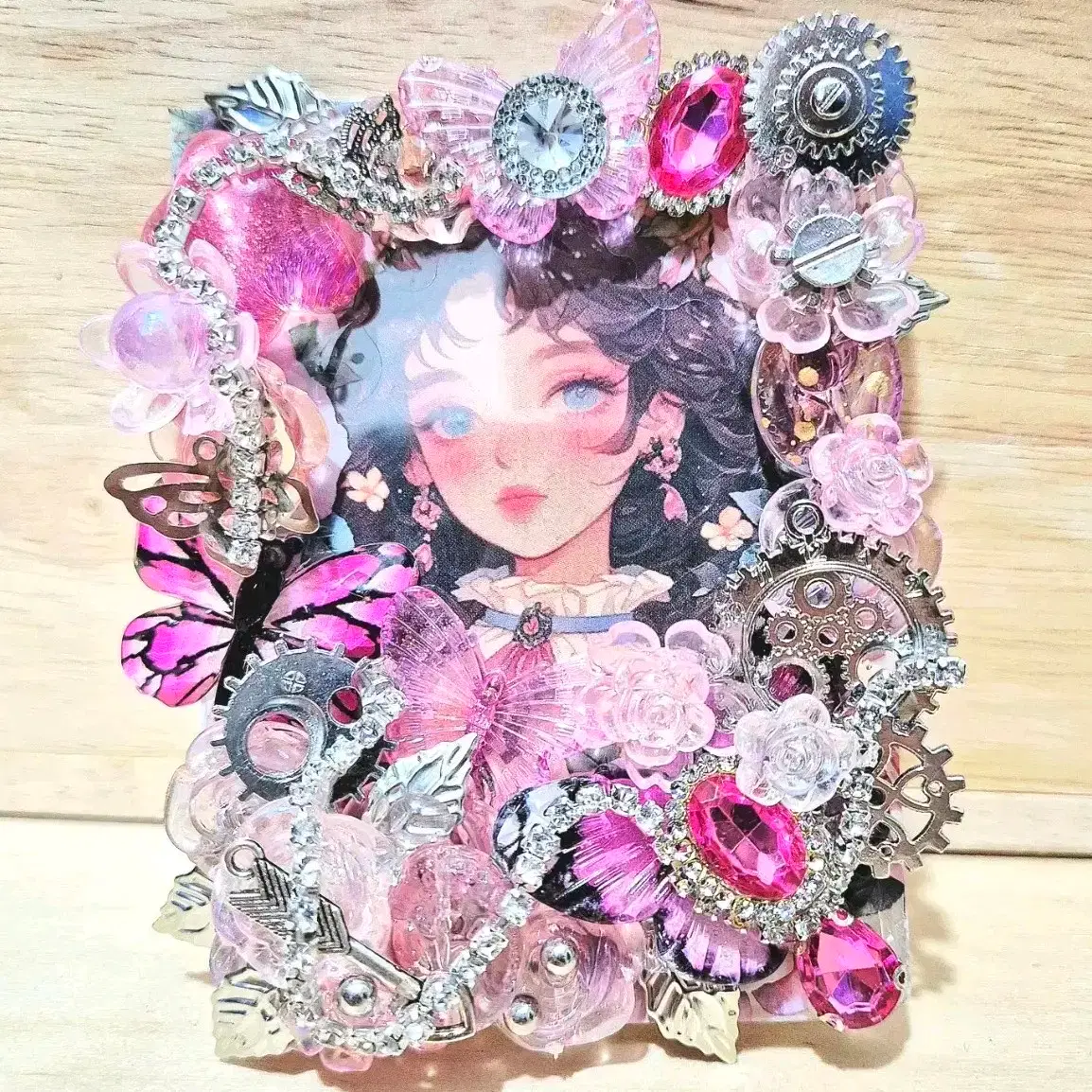 [Pink+Silver] Resin Toploader/Resin Toploader Decoration