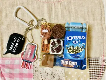 가챠  파우치 OREO choco color 파우치