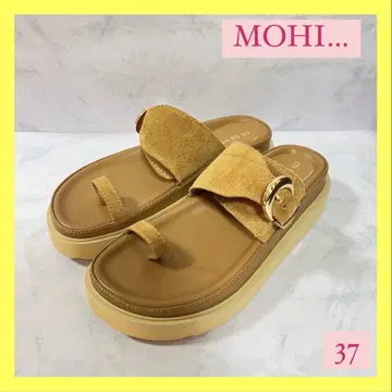 미사용급 MOHI - 모히 프레임워크 샌들 37 캐러멜