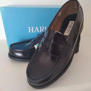 HARUTA 새상품 블랙 로퍼 25cm