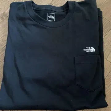 THE NORTH FACE 블랙 티셔츠 S 사이즈 포켓 부착